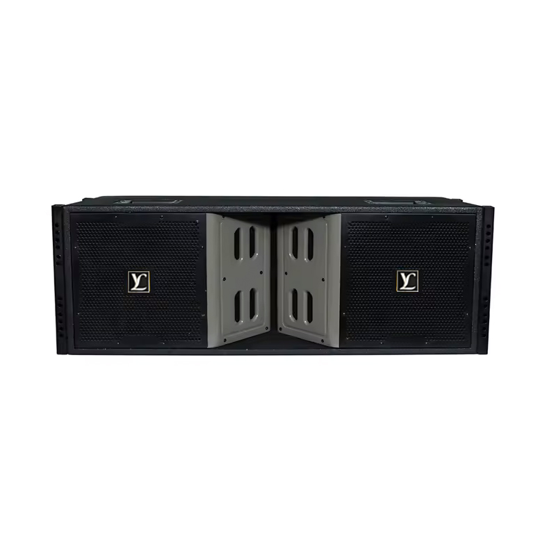 VT4888 dual 12 inch 3 way speaker box line array system
