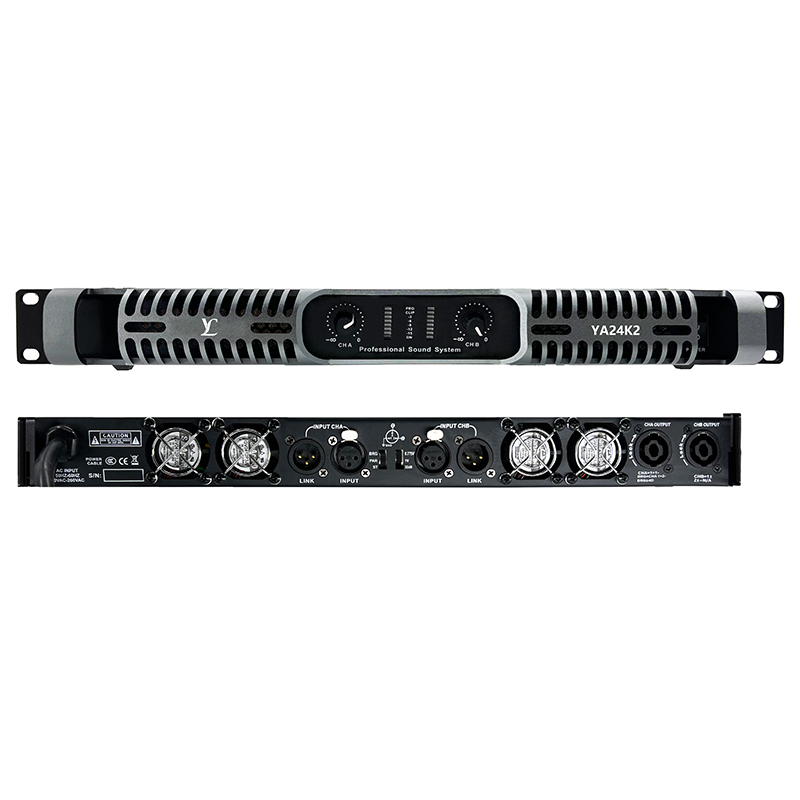 YA24K2 2 CH Class D Professional Audio Subwoofer Power Amplifier