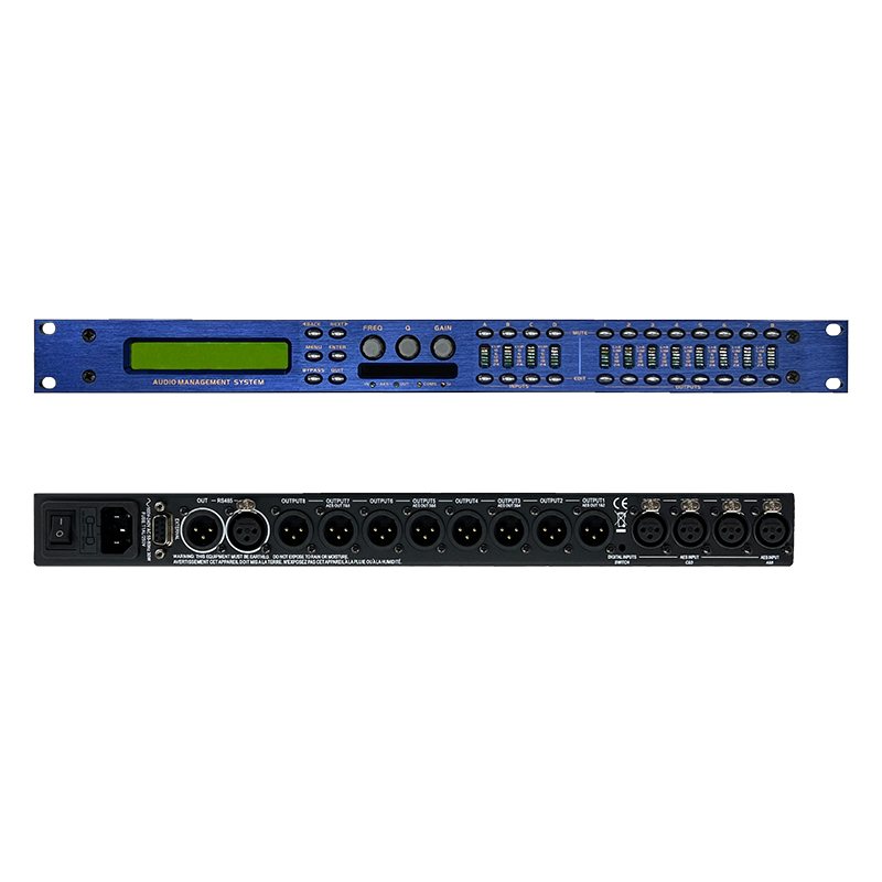 DP448 4 in 8 out digital dsp sound audio processor